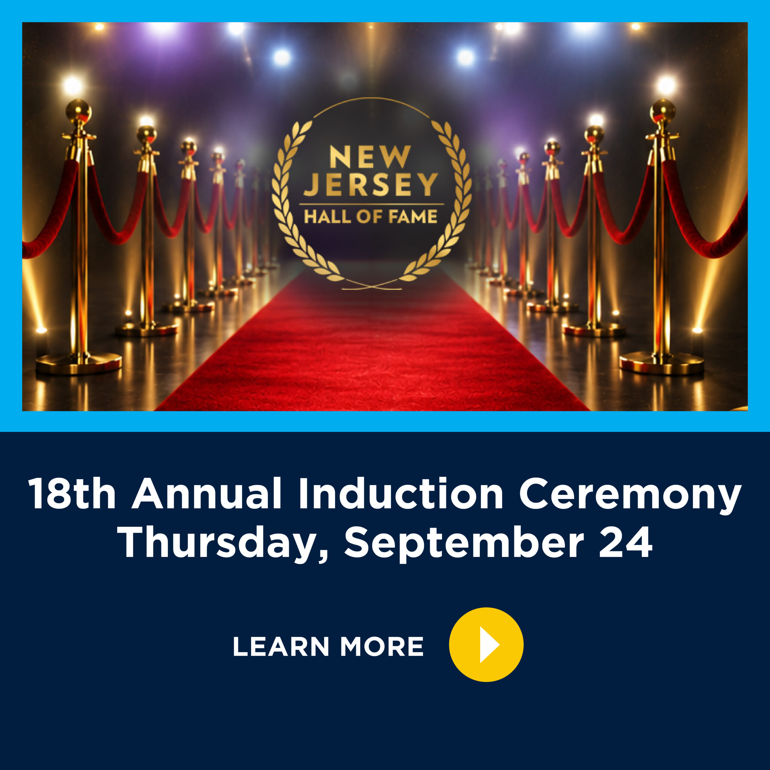 New Jersey Hall of Fame 2026 Induction Ceremony: Learn More